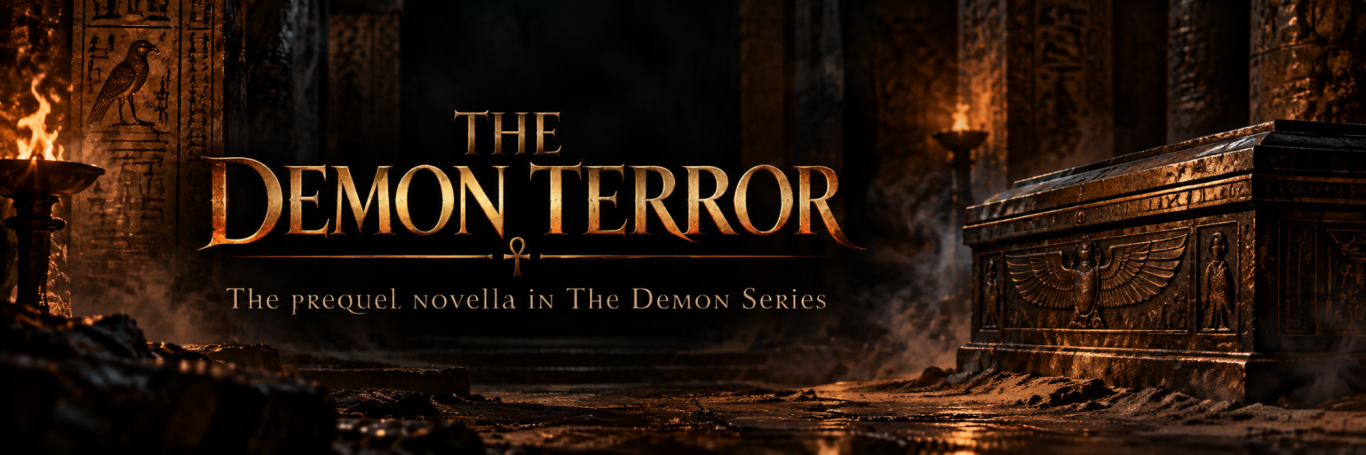 The Demon Terror series banner The Demon Terror, the prequel novella in The Demon Series.