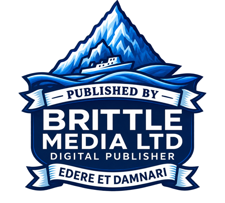 The Brittle Media publisher logo Brittle Media Ltd publisher logo.